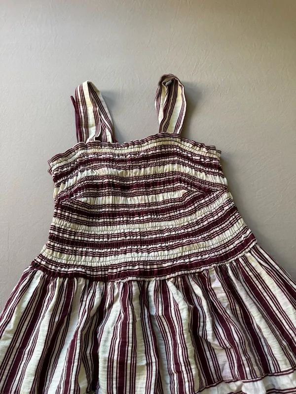 Terra & Sky Striped Tiered Maxi Sundress - Image 6