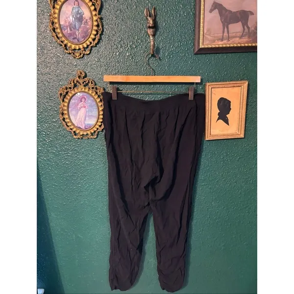 Carve Designs Avery Beach Pant Organic Pull On Women’s Size Medium Black - Image 2