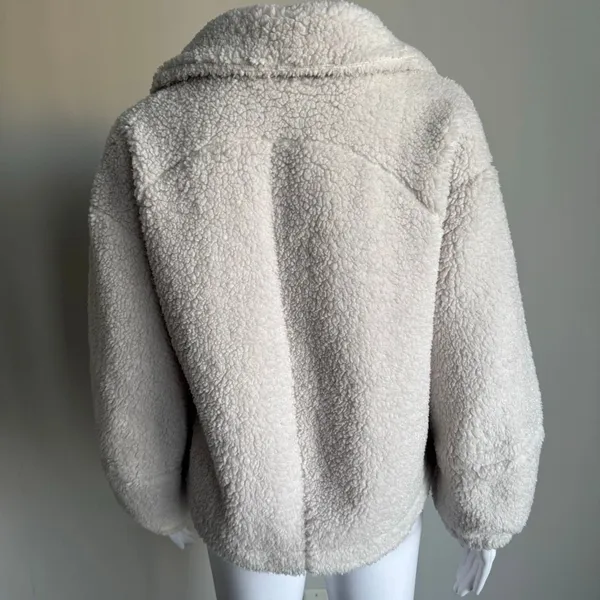 Lululemon Cinchable Fleece Zip-Up Sherpa Teddy Jacket Size 4 - Image 9