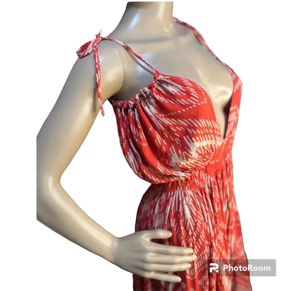 Womens Vibrant AREA Stars Flowy Summer Dress OS - Image 3
