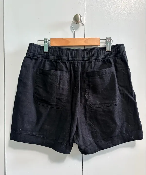 Black Linen Old Navy Shorts - Image 2