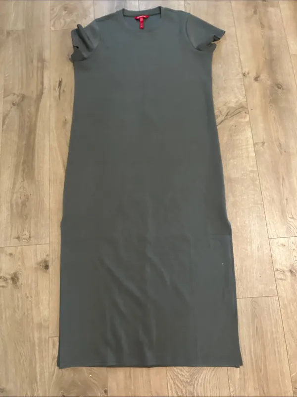 SPANX® AirEssentials Stripe Side Slit Maxi Dress, Frost Moss, sXL, NWOT #50572R - Image 5