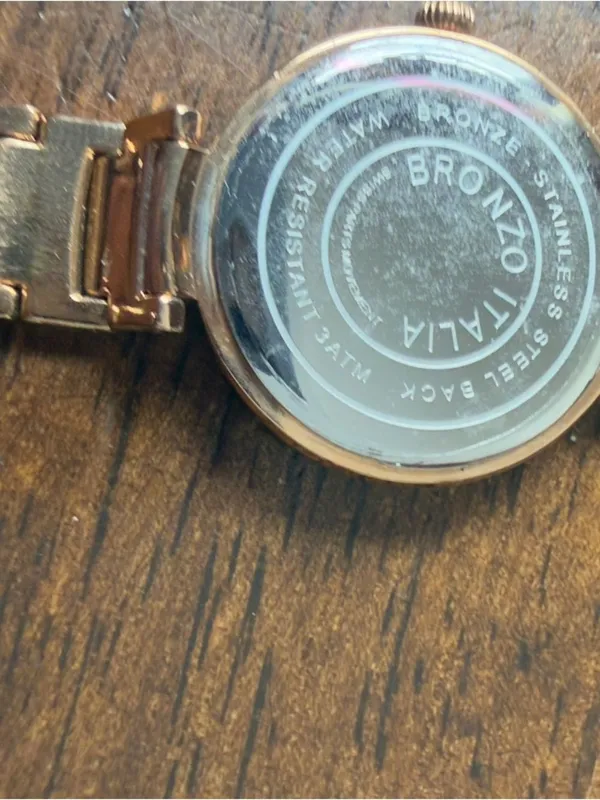 Bronzo Italia Woman’s Italian Made Watch Set with Box - Image 4