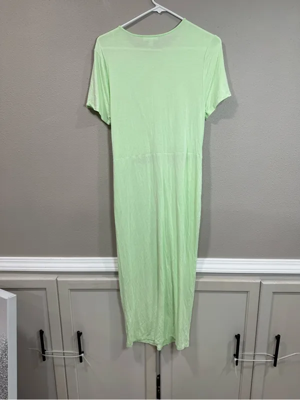 Bar III Mint Green Knot-Front Cutout Maxi Dress - Image 4