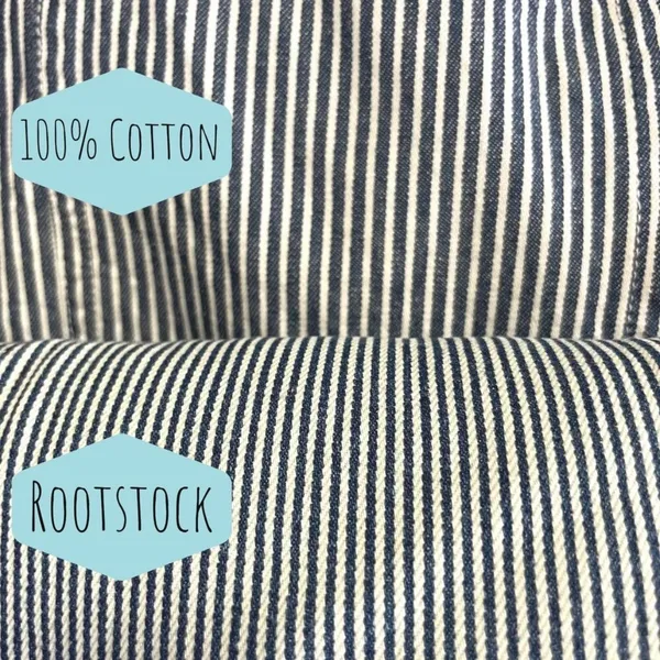 Duluth Trading Overall Shorts Railroad Engineer Striped 100% Cotton Workwear M - Image 10