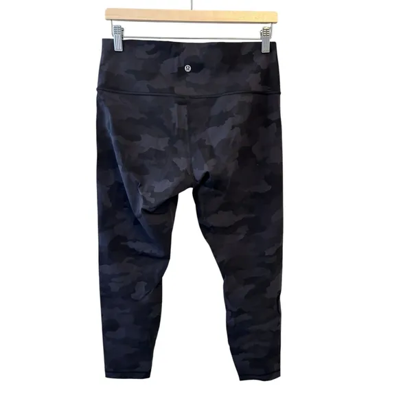 Lululemon wunder under High Rise Tight 25"Lux 12 NWT Camo Deep Coal Multi - Image 5