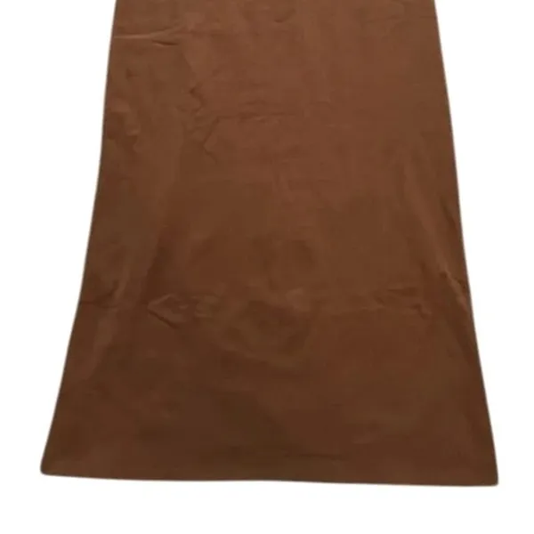 NWT WeWoreWhat Pullon Elastic Waist Jersey Lightweight Midi Skirt S Saddle Brown - Image 3