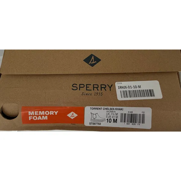 Sperry Waterproof Rubber Rain Boots Khaki 9M / STS87753 - Image 3