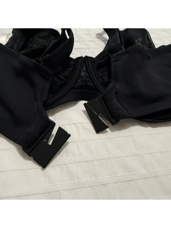 Elomi 36G Essentials Underwire Swim Bikini Bra Top ES7500 Black - Image 5