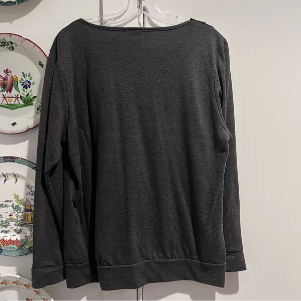Flats and Heels Embellished Sweater Blouse - Image 6