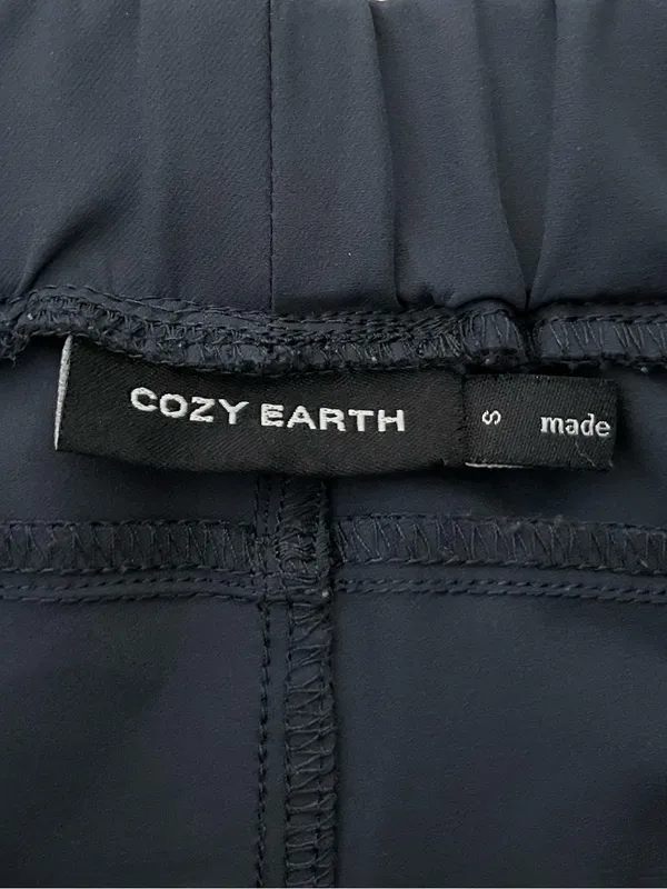 Women’s Cozy Earth Always Cropped Pants Eclipse Navy Blue Size S - Image 9