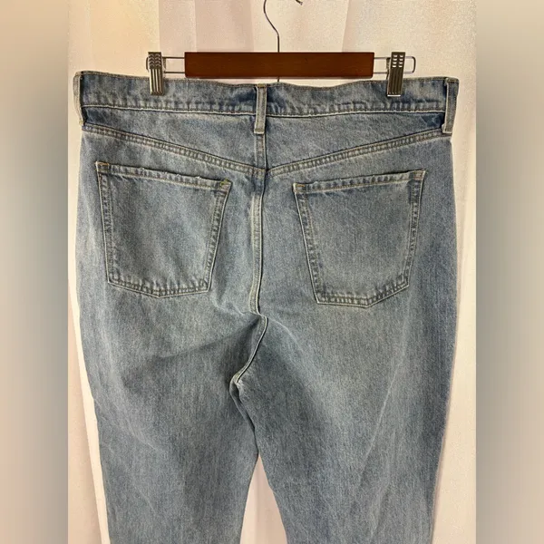 Old Navy US Women's Plus Sz 16 Higher‎ High-Rise Raw Hem Cropped Jeans NEW - Image 5
