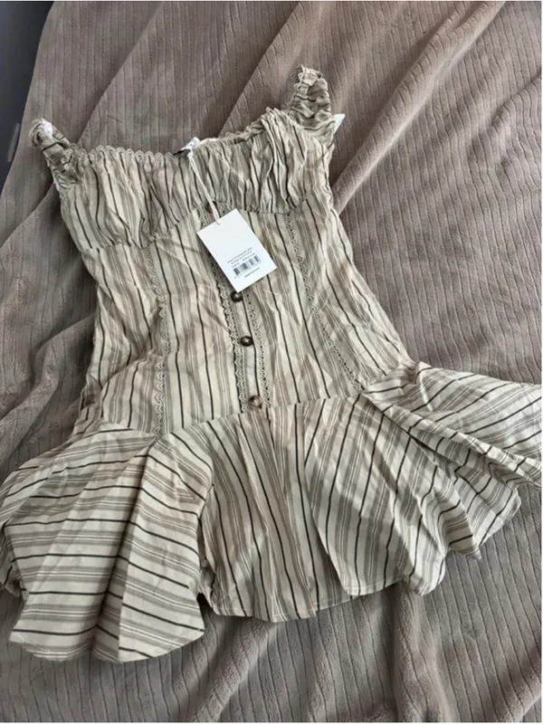 Peppermayo Jumana Off Shoulder Mini Dress size 4 NWT - Image 6