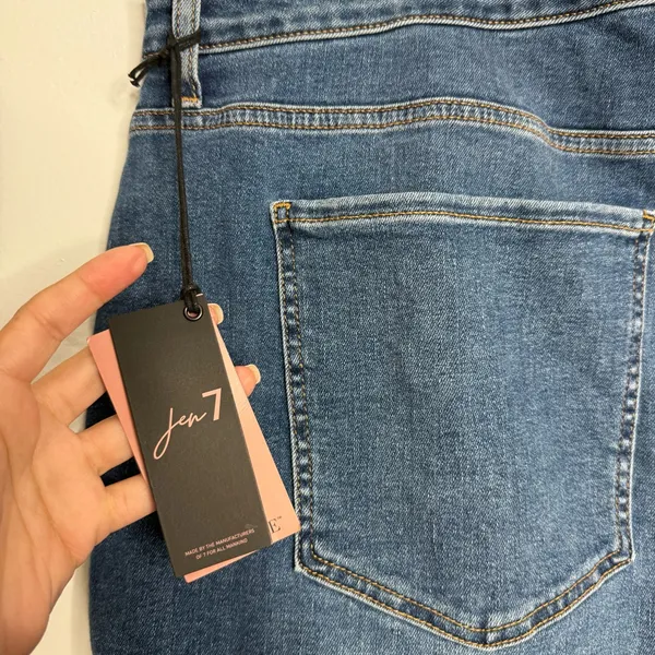 NWT Jen7 By 7 For All Mankind Boyfriend Shorts In Blue Wash Size 22‎ Plus - Image 5