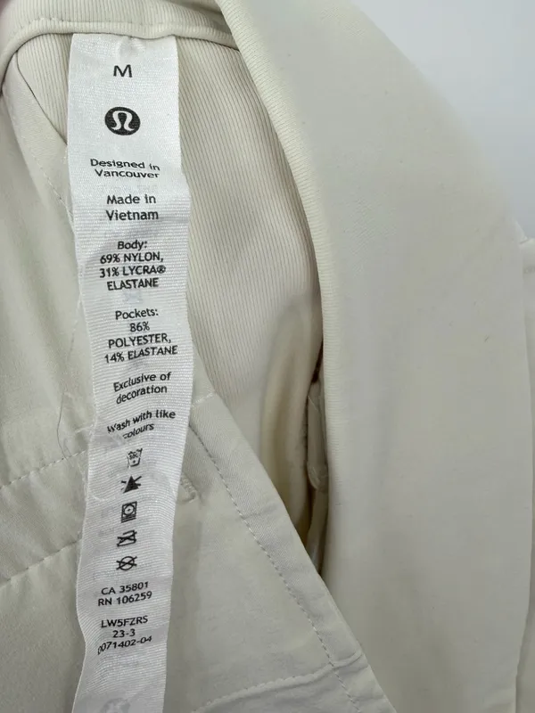 lululemon Straight-Leg Mid-Rise Luxtreme Pant Bone Medium - Image 10