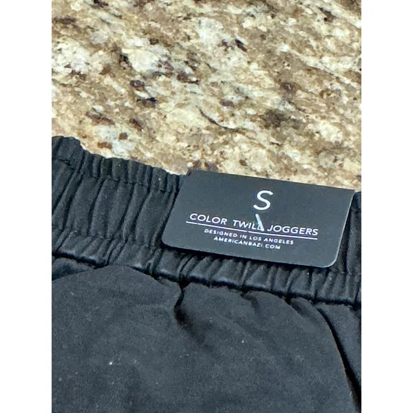 American Bazi Womens S Black Cargo Jogger Pants Adjustable Cuff NWT - Image 4