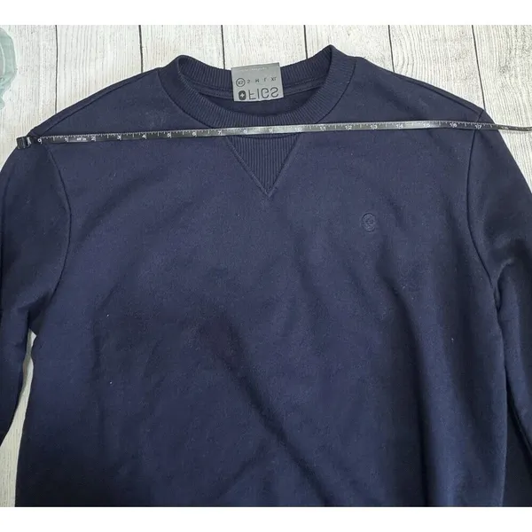 Figs Women’s Scrub Top Crew Neck Sweater, XS Navy Blue - Image 11