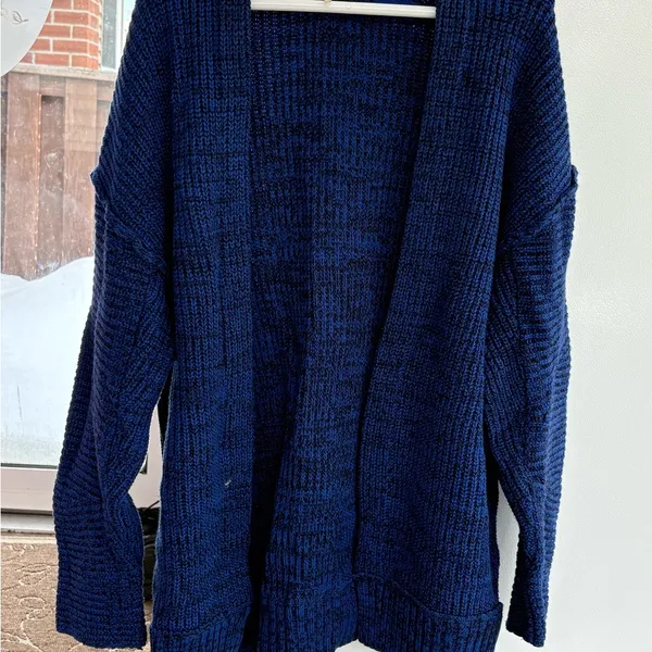 Free People Deep Blue Women's Cardigan - Image 6