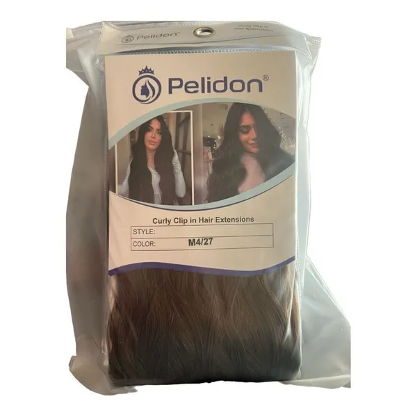 New Womens Pelidon Clip in Long Wave Synthetic Hair Extensions 24 Inches M4/27 - Image 3