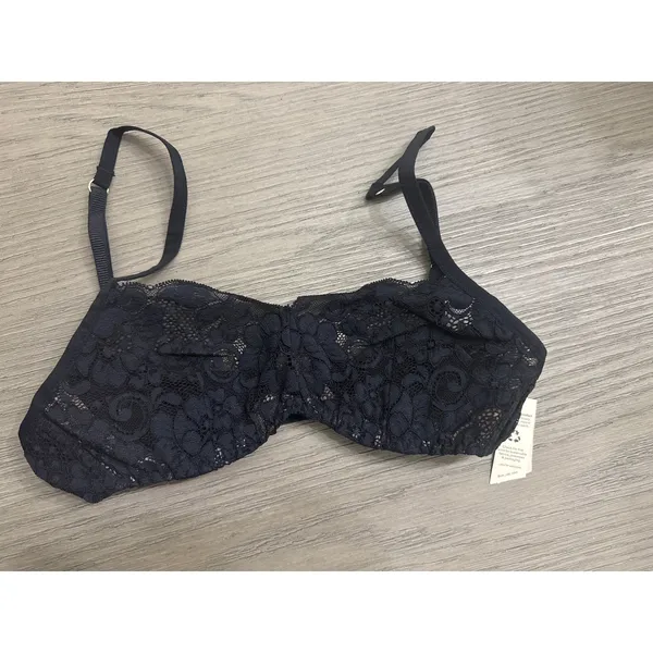We Are HAH | Free People Black Lace Hook Up Bra Lingerie, Fits Sizes B30-38 - Image 5
