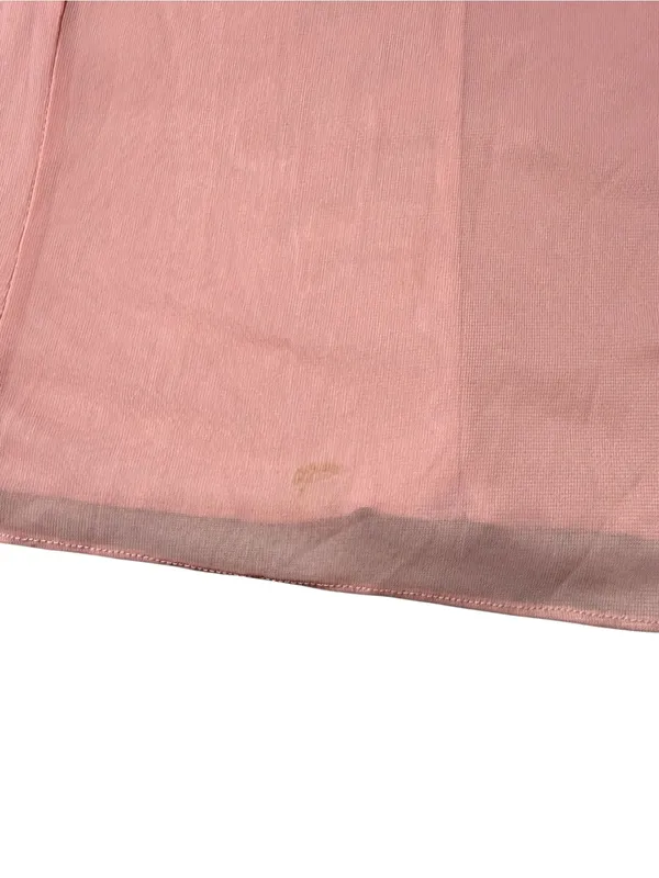David’s Bridal Pink Mesh Versa Convertible Bridesmaid Dress Size 8 Maxi Gown - Image 4