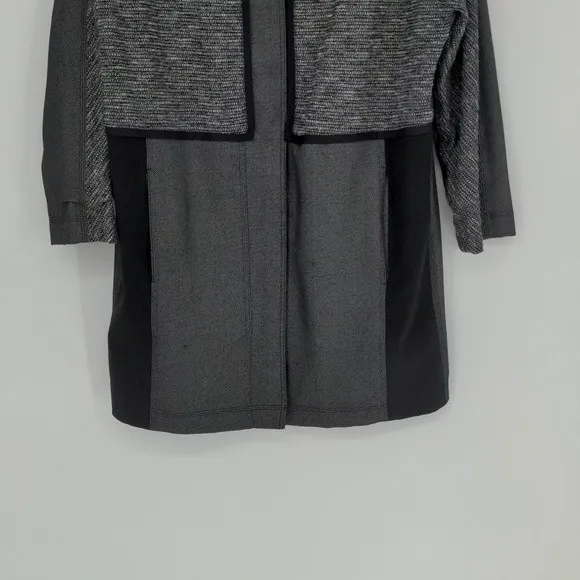Lululemon Cocoon Car Coat Shine Dot Black Diamond Jacquard Space Dye‎ Size Small - Image 3