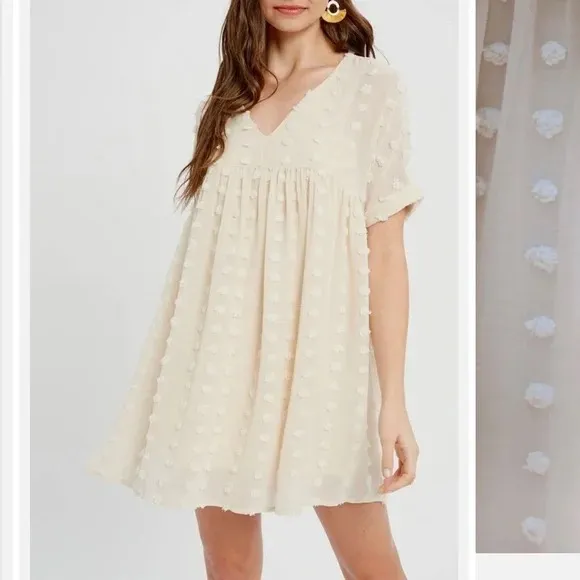 Altar'd State Dress Cream Medium - Image 2