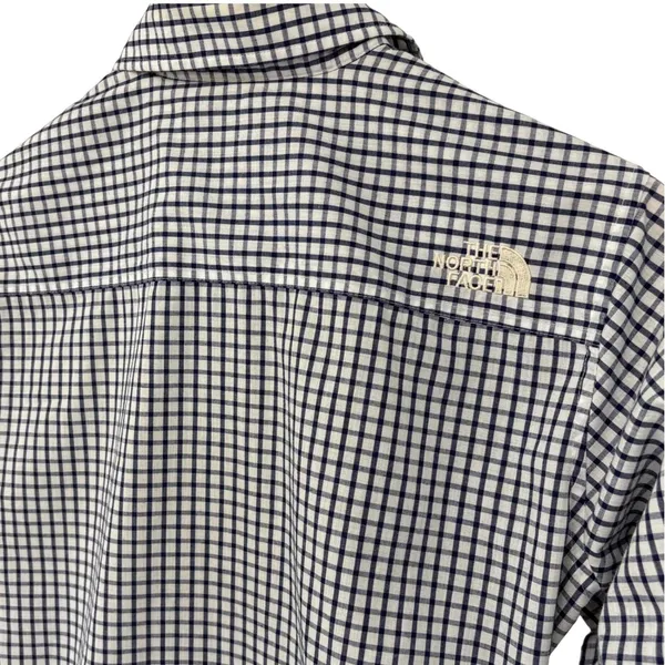 Rare The North Face Coolmax Cinch Waist Hiking Shirt 85/US SM‎ Gingham Korea - Image 7