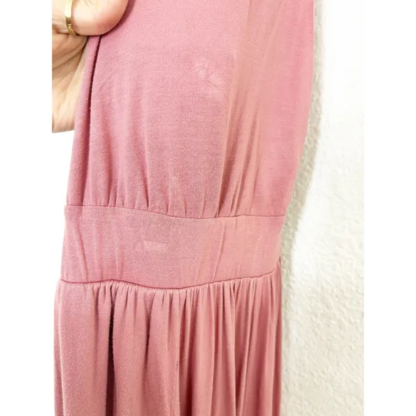 Free People Beach Dani Convertible Jumpsuit Size Medium Pink Maeve Wide Leg Boho - Image 8