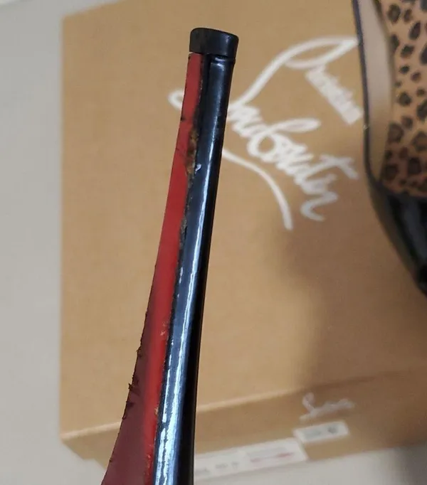 💥Sale!Christian Louboutin Lady Peeps Link 150 Patent - Image 5