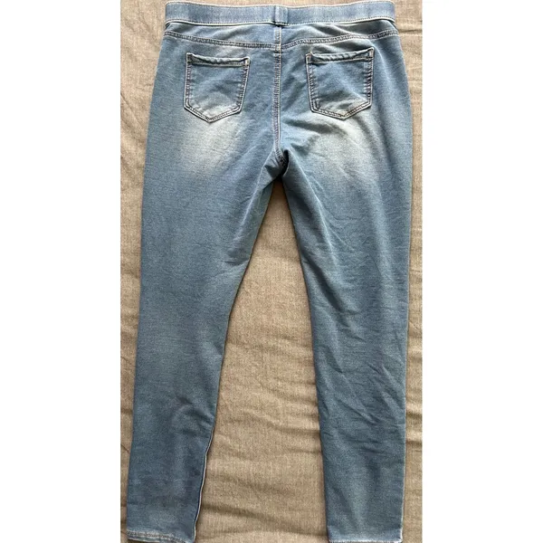 Arizona Jean Co Womens Plus Jegging Light Wash Blue Pull On Denim Pants 18.5 - Image 16