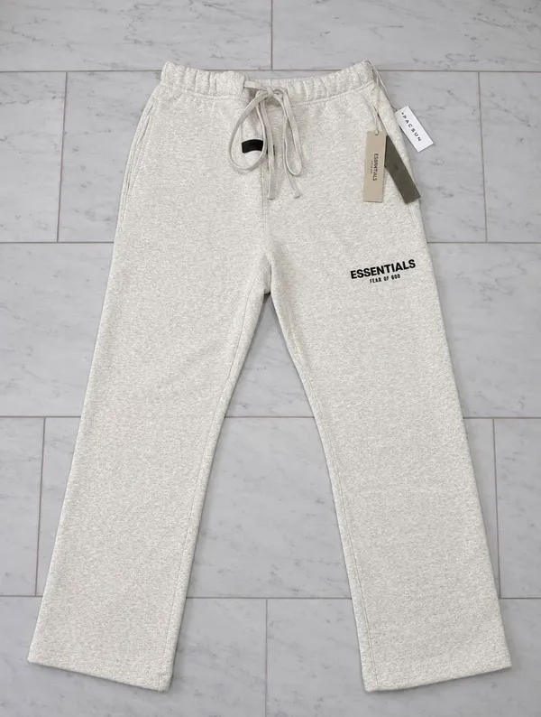 Fear of God ESSENTIALS x small Nee Light oat sweatpants uncuffed - Image 2