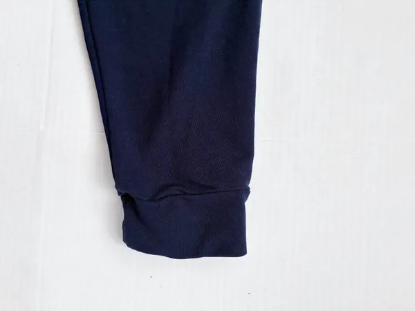 Puma Active Woven Pants Logo Joggers - XL - Peacock Navy Blue - Image 4