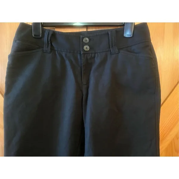 Eddie Bauer Pants Women's 6 Short Black Vashon Fit Straight Leg Pockets Stretch - Image 2