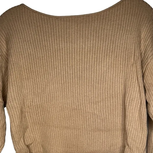 Babaton Tan Ribbed Sweater‎ - Image 2