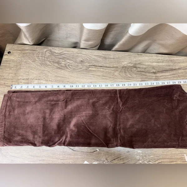 Free People We‎ The Free Risk Taker Cord Straight Leg in Chocolate Truffle size 26 nwt - Image 5