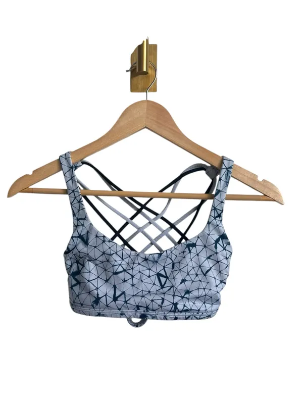 Lululemon Free to Be Bra Wild Star Crushed Silver Fox Deep Navy Size 4 - Image 2