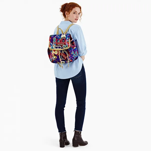 COACH Poppy Pop C Graffiti Backpack Wide Adjustable Straps W/ COACH DUST BAG - Image 11