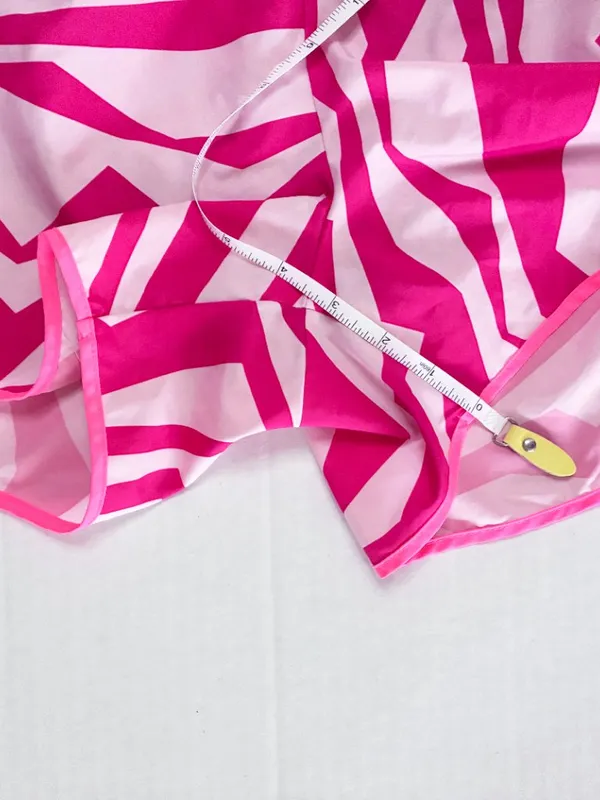 Nike Dri-Fit Printed Tempo Running Shorts - Large - Pink/White - Image 4