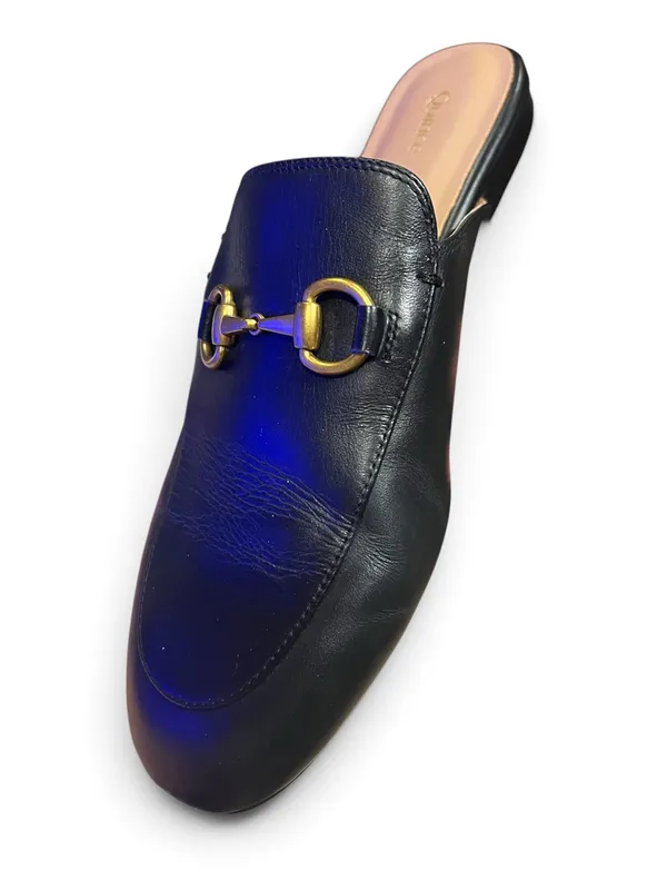 Quince mule horsebit loafers, Italian leather size 8 - Image 5