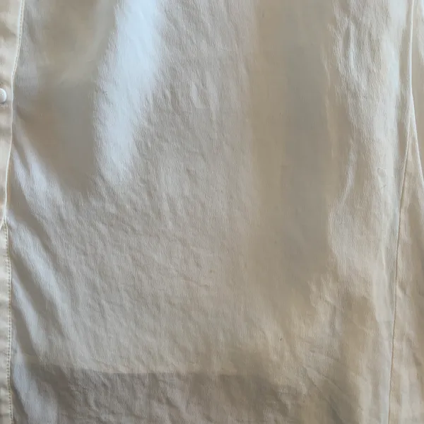 cream silk ruffled tunic - Image 4