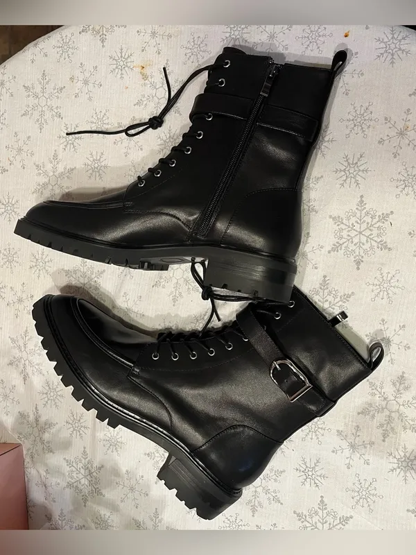 NEW French Connection Women’s Peri Boots – Black – Size 10 - Image 4