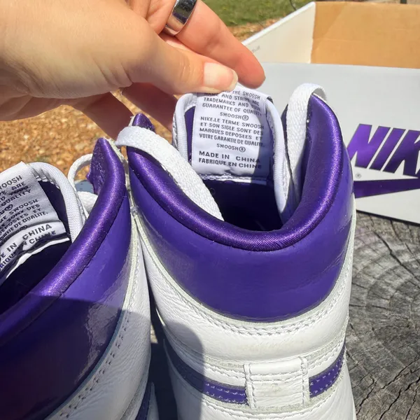 Nike Air Jordan 1 High OG “Court Purple” High Top Sneakers - Image 6