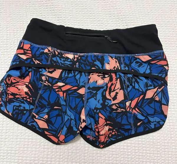 Lululemon speed short in paint storm harbor   - Image 2