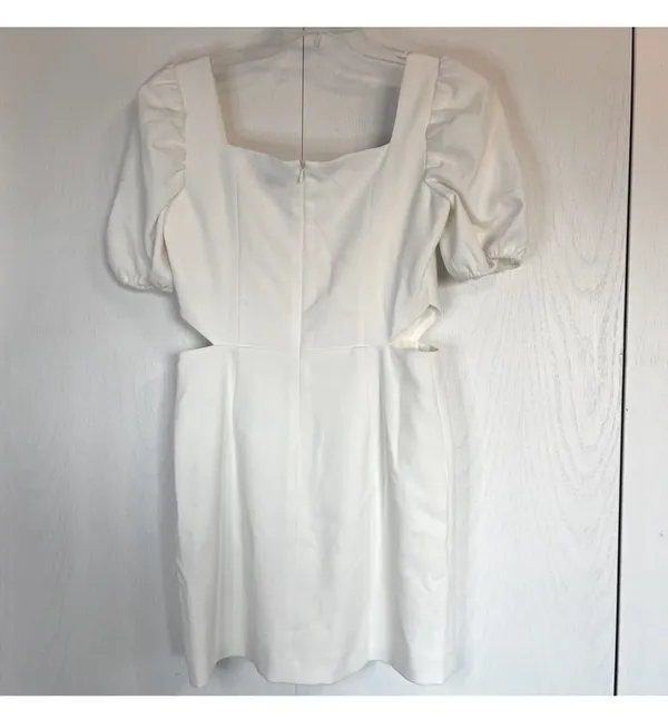 Whisper Puff Sleeve Cutout Mini Dress - Image 5