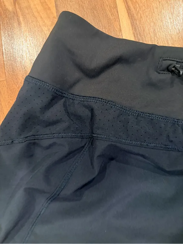 Black Women's High-Waist Performance Shorts - Image 9