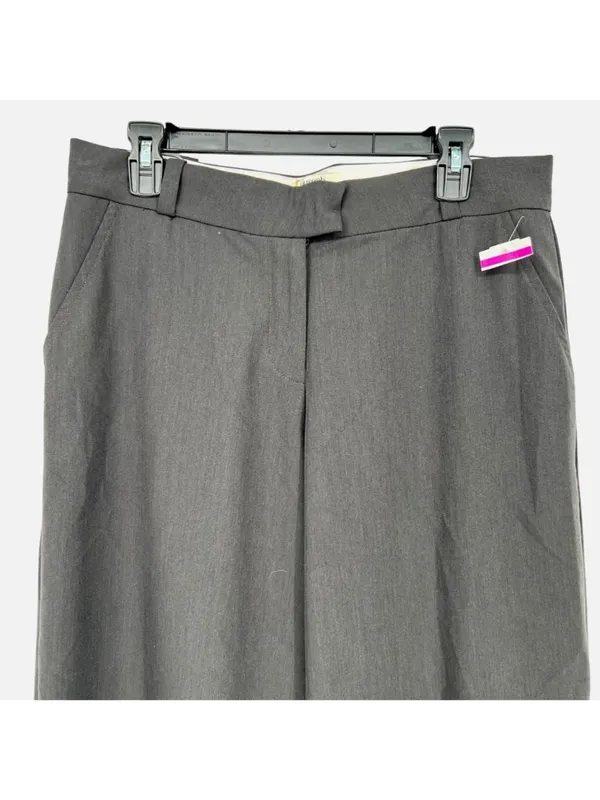 House Of CB London Wide Leg Dark Gray Pants Size Medium NWOT Minimalist Chic - Image 2
