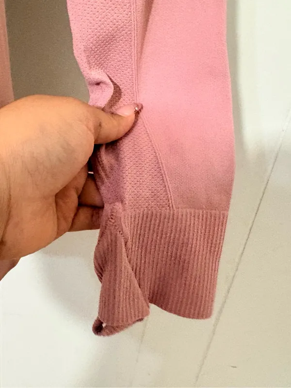 Lululemon Swiftly Tech Long Sleeve Shirt Pink Running Top Tagless - Image 4