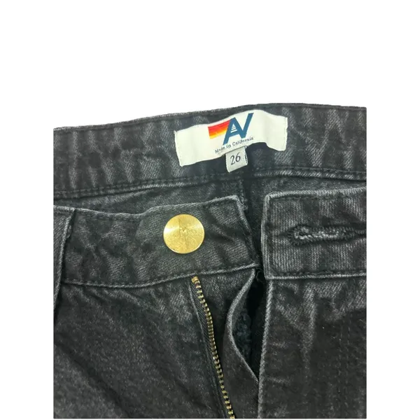 Aviator Nation Mid Rise Canyon Jean in Vintage Black Size: 27 - Image 9