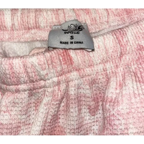 Boys Lie Pink Camo Manhunt Racer Hoodie And Kimmy Joggers Oversized XS/S Viral - Image 13
